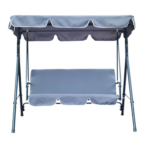 Modern Garden Hanging Outdoor Adult 3 Seats Chair Canopy <b>Swing</b> - Product Image 4