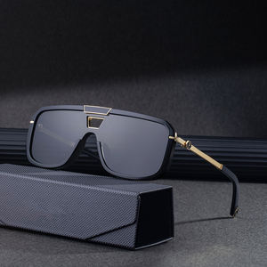 Lunettes <span class=keywords><strong>de</strong></span> soleil tendance <span class=keywords><strong>de</strong></span> marque Partagas, avec logo personnalisé, verres monobloc, double pont, UV400, pour hommes - Product Image 1