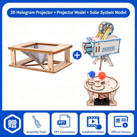 Kit de puzzle en bois à assembler soi-même, projecteur holographique 3D STEM, jouet éducatif scolaire, jouets scientifiques de physique pour enfants