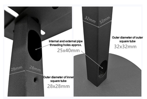 Suporte em altura Chất liệu duravel Para âm thanh suporte de chao Para caixas de SOM - Product Image 4