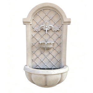 <span class=keywords><strong>Fontaine</strong></span> <span class=keywords><strong>murale</strong></span> rectangulaire à cascade, alimentée électriquement ou <span class=keywords><strong>solaire</strong></span>, en résine fibreuse pour jardin – Vente directe usine - Product Image 1