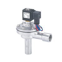 Vanne à impulsion à électroaimant à diaphragme en caoutchouc de remplacement AMF-20A, filetage G3/4\", diamètre de sortie de la canule 27 mm