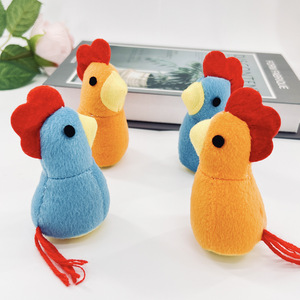 Jouet en peluche mini poussin mignon avec feuille de catnip, jouet de chat interactif, en stock, vente en gros, jouets à mâcher pour chats, jouet pour chat - Product Image 2
