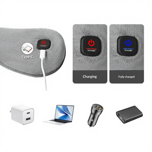 แผ่นประคบร้อนปิด<span class=keywords><strong>ตา</strong></span>กรองแสง กราฟีน ไร้สาย ให้ความร้อนด้วยไฟฟ้า ถอดออกได้ ควบคุมอุณหภูมิอัจฉริยะ - Product Image 2