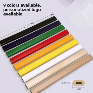 Lápices de Marcado Octogonales para Carpintería - Punta Plana de Núcleo Grueso - Duraderos y Resistentes a la Rotura - Materiales de Arte - Product Image 2