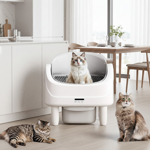 Toilette automatique pour chat, directement de l'usine, toilette intelligente pour chat, faible bruit - Product Image 1