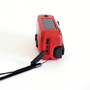 <span class=keywords><strong>Radio</strong></span> d'urgence solaire à manivelle AM/<span class=keywords><strong>FM</strong></span>/WB avec lampe torche LED et chargeur de téléphone 2000 mAh – Offre Spéciale - Product Image 3