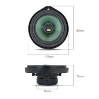 Haut-parleur de voiture TANBX Hon-da 480W Puissance maximale 6 pouces Haut-parleur de voiture 2 voies Haut-parleur coaxial TB-TF66H