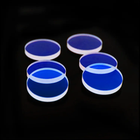 Lente de Sílice Fundida de Alta Pureza Óptica SUP22C SUP23T, 99.98% de Transmitancia, D18 T2/D30T5, 1064nm, para Corte y Soldadura Láser