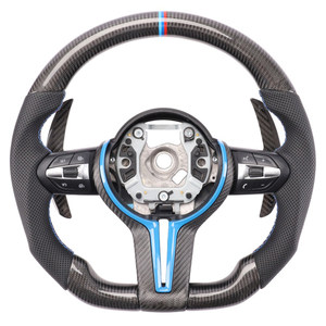 Volant en carbone OEM pour <span class=keywords><strong>BMW</strong></span> M F02 F25 F30 E90 525i 530i <span class=keywords><strong>330i</strong></span> 340i M2 X3 X4 - Product Image 4