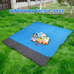 Manta de Picnic Plegable con Logotipo Personalizado, Resistente a la Arena, con Bolsa con Cordón y Estacas para Eventos de Verano - Product Image 6