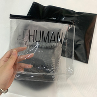 Sacs en PVC transparents à fermeture éclair thermoscellable, imprimés sur mesure, petits sacs en plastique pour bijoux, étuis pour téléphones portables, emballages pour câbles de données