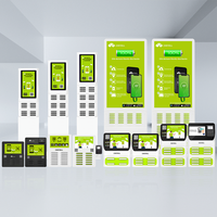 Borne de location de batteries externes personnalisée pour cafés, station intelligente partagée avec port Type-C QC3.0 60W, distributeur automatique de batteries externes Eternal Technology