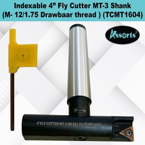 Assorts 4 Fly Cutter Mt3 M12x1.75 Tcmt1604 Insert Tool For Cnc <b>Machining</b> Center - Product Image 2