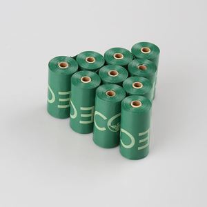Sacs en plastique personnalisés en gros, entièrement compostables, pour chiens, sacs à déchets jetables compostables pour animaux de compagnie - Product Image 3