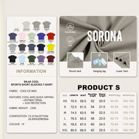 Kaos Polos Custom Print Mint Green Tekstur Keren Bahan Sorona Katun Oversize Sporty Unisex Cepat Kering