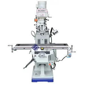 Máquina de cabezal de fresado de torreta universal X6325, molinos manuales, planta de fabricación 2019 proporcionada, bomba de rodilla de fresadora Cnc Xk7130