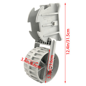 ISURE Boat <b>Wheel</b> Plastic Marine Hardware Fitting for Kayak Canoe <b>Replacement</b> Repair Use - Product Image 5