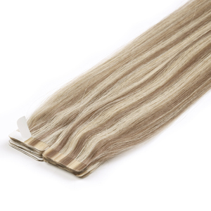Nuevo Stock de Extensiones de Cabello Adhesivas Invisibles de 3x0.8cm, Cinta Adhesiva China para Extensiones de Cabello, Doble Cara, Cabello Virgen Remy, Ondulado Natural, Duradero y Sin Enredos - Product Image 3