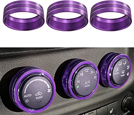 Nút Bấm Điều Hòa Không Khí Nút Trang Trí Công Tắc Âm Thanh Cho Xe Jeep Wrangler JK JKU Patriot 2011-2018,Dodge Challenger 2008-2014