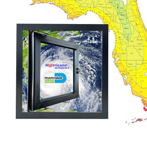 Puertas modernas de ventanas de impacto de huracán, cortina colgante de estilo abierto deslizante con marco de aluminio de vidrio esmaltado triple para apartamentos - Product Image 4