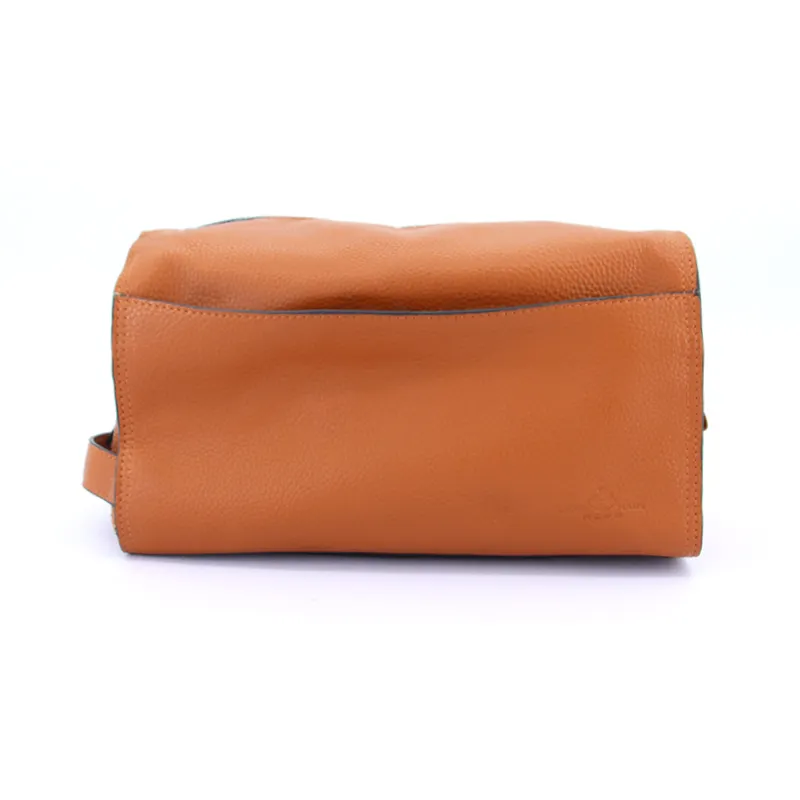 Popular Vegan Leather Cosmetic Pouch Dopp Kit Mens Travel Toiletry Makeup Organizer