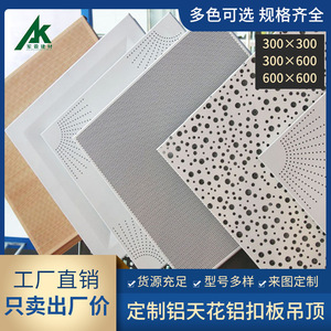 <b>Metal</b> Ceiling Tile 24 X 24 In Perforated Fiberglass Minimalist Design For Office Ceiling <b>Grid</b> Installation - Product Image 5