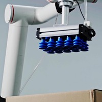 Máquina paletizadora robótica industrial, robot paletizador automático para cajas, bolsas y cartones con brazo robótico de alta velocidad