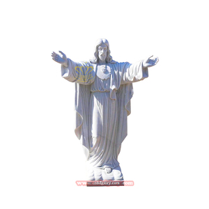 Escultura de Arte en Piedra de Mármol de Jesús de Tamaño Real, Diseño Moderno, para Decoración de Iglesia, Catedral, Exterior, Personalizada - Product Image 6