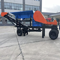 Concasseur à mâchoires mobile sur roues, machine de concassage portable pour pierre et béton, concasseur à mâchoires pour l'exploitation minière