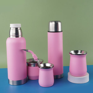 Bouteille Yerba <span class=keywords><strong>Mate</strong></span> isotherme à double paroi de 500ml de style argentin Messi <span class=keywords><strong>X</strong></span> Classic <span class=keywords><strong>Travel</strong></span> Thermos - Product Image 4