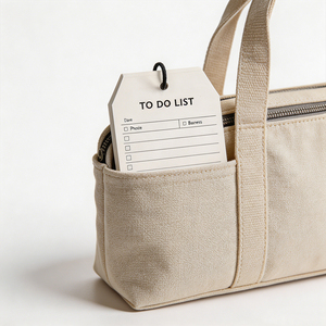 Bloc-notes suspendu SK en forme d'étiquette pour liste de tâches, feuilles mobiles, pour bureau - Product Image 4
