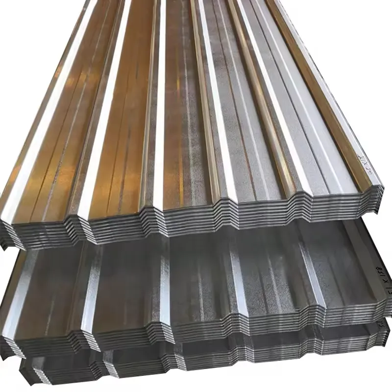 In Stock Galvanized Corrugated Metal Corrugated Plain Z100 1.5 M Galvanized Metal Roof Panel Roofing Sheet