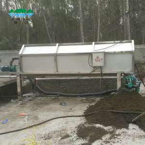 เครื่องแยกน้ําเสียจากสัตว์ปุ๋ยอินทรีย์คุณภาพดีเครื่องแยกของเหลวแบบสกรู - Product Image 6