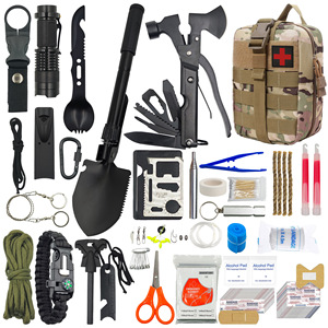 Kit de survie, trousse de premiers soins d'urgence, équipement de sauvetage pour le camping en plein air, ensemble de survie léger, portable et multifonctionnel - Product Image 2