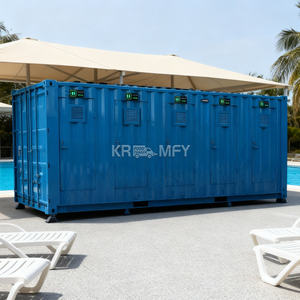<b>Portable</b> Steel Prefab Outdoor <b>Toilet</b> with Shower and WC Durable Eco-Friendly Design for Apartment Use - Product Image 3