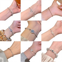 Gelang Zirkon Lapis Elektro Berkilau Ekstra, Laris 2025, Cocok untuk Semua Gaya, Mewah, Gaya Cina Baru, Retro Elegan, Motif Kupu-kupu