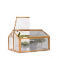 OTXIINXIIN-Serre d'extérieur en bois portable, maison de jardin pour plantes, maisons d'hiver en bois de sapin massif pour plantes