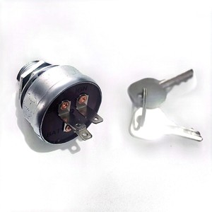 33-377 สวิตช์จุดระเบิดสำหรับรถแทรกเตอร์ เครื่องตัดหญ้า เครื่องจักรกลการเกษตร อุปกรณ์สตาร์ทแบบใช้กุญแจสีเงิน - Product Image 3