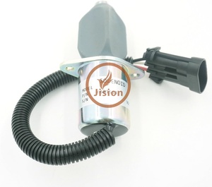 Solenoide de apagado de combustible 6681512 6681513 6690563 para motor, solenoide de corte de combustible, piezas de maquinaria de construcción - Product Image 2