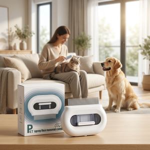 Producto en Tendencia 2026: Peine <span class=keywords><strong>Antipulgas</strong></span> Electrónico con Mango de Goma, Peines para Pulgas y Garrapatas para Perros y Gatos, Peine de Dientes Finos para Perros, Accesorios de Aseo para Mascotas - Product Image 1