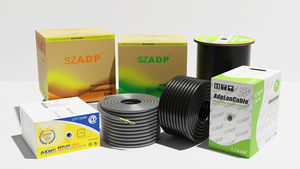 UTP/FTP/STP/SFTP 4 cặp 24AWG 1000ft 305M CAT5 CAT5E cáp mạng Cáp Rắn Đồng trần trong nhà PVC PE - Product Image 5