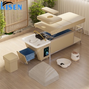 Table de massage et de spa capillaire Kisen Salon avec réservoirs d'eau intégrés, design personnalisé, lit multifonctionnel - Product Image 6