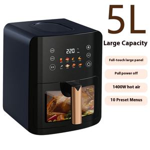 Horno Freidora de Aire Digital Inteligente de 5L de Gran Capacidad, Multifuncional con Pantalla LCD Táctil para Cocinar y Hornear - Product Image 2