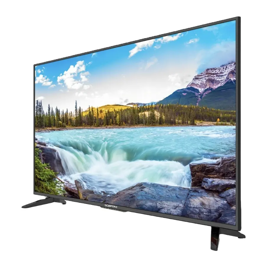 Televisor inteligente con pantalla plana, televisión de 55 UHD 4K LED 18,5 24 32 40 43 50 55 65 75 pulgadas China FHD 32