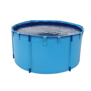 Op maat gemaakte 1000L - 10000L PVC binnen-kweekbak voor aquacultuur en garnalenkwekerij, 1 jaar garantie voor wateropslag - Product Image 4