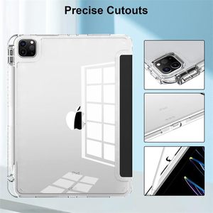 Offre Spéciale PU cuir <span class=keywords><strong>Smart</strong></span> Cover cristal clair dos <span class=keywords><strong>Folio</strong></span> étui pour tablette pour <span class=keywords><strong>iPad</strong></span> <span class=keywords><strong>Pro</strong></span> 13 pouces Air 13 M5 M4 2025 2024 <span class=keywords><strong>Pro</strong></span> 12.9 - Product Image 5
