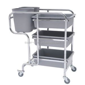 Carro de recolección de cena, carro B para limpieza de Hotel y restaurante - Product Image 2