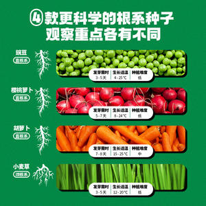 Kit de Observación del Sistema Radicular de Plantas Science Duck para Niños de 4 a 6 Años, Juguete Educativo con Ventana Transparente - Product Image 1