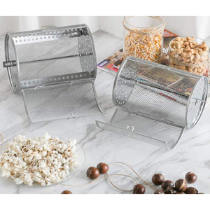 Canasta Giratoria para Asar, Parrilla Giratoria <span class=keywords><strong>de</strong></span> Acero Inoxidable con Rotación <span class=keywords><strong>de</strong></span> 360 Grados para Horno - Product Image 5